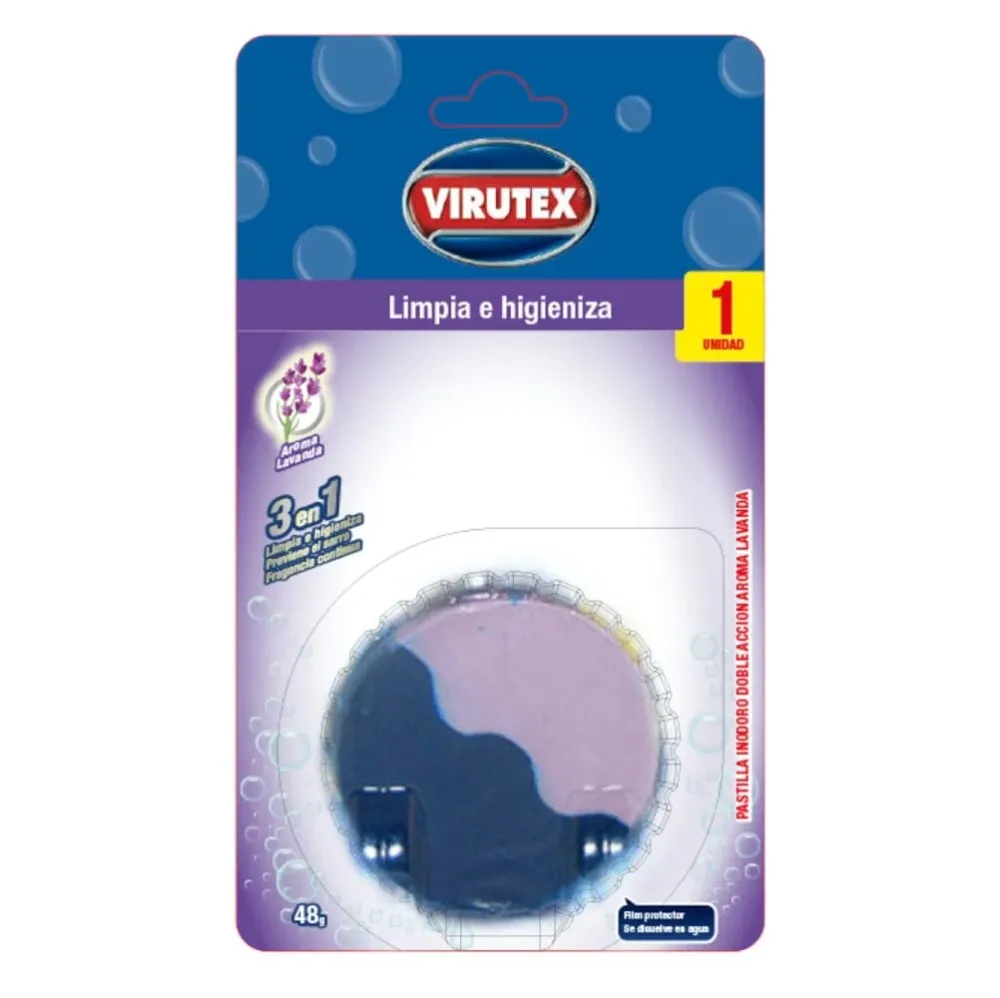 Pastilla Inodoro Estanque Lavanda VIRUTEX