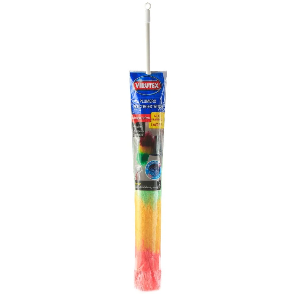 Plumero Multicolor Fibra VIRUTEX