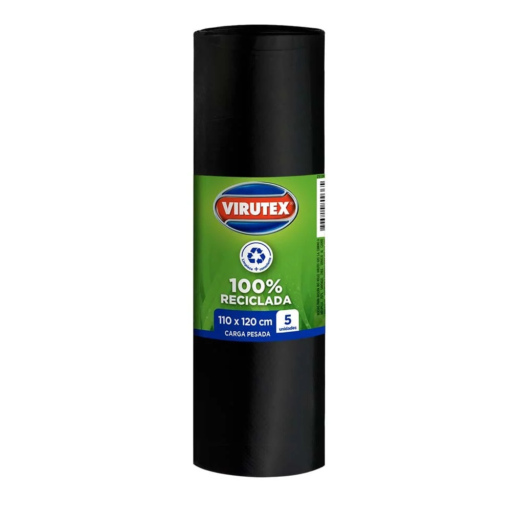 Bolsa Basura Biorollo 110X120 5 Un VIRUTEX PRO