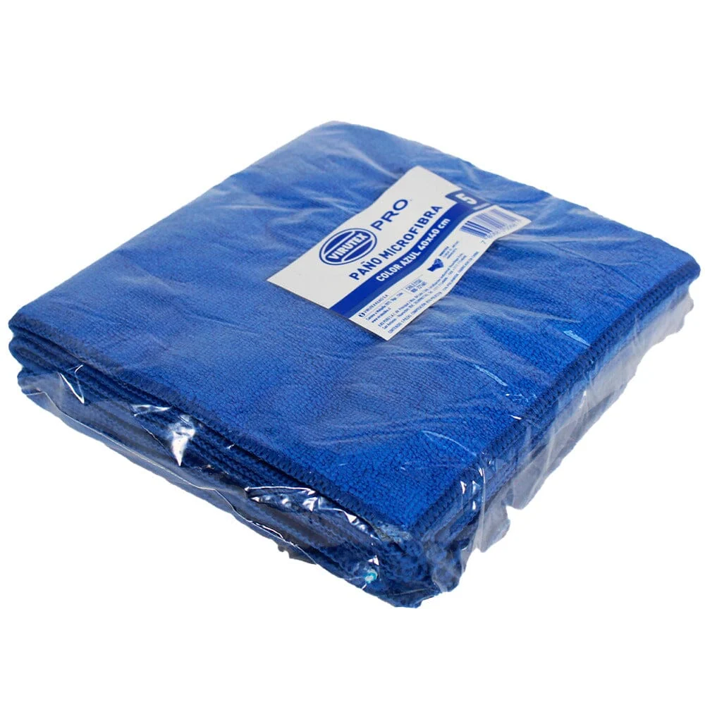 Paño Microfibra Azul 5 Un VIRUTEX PRO