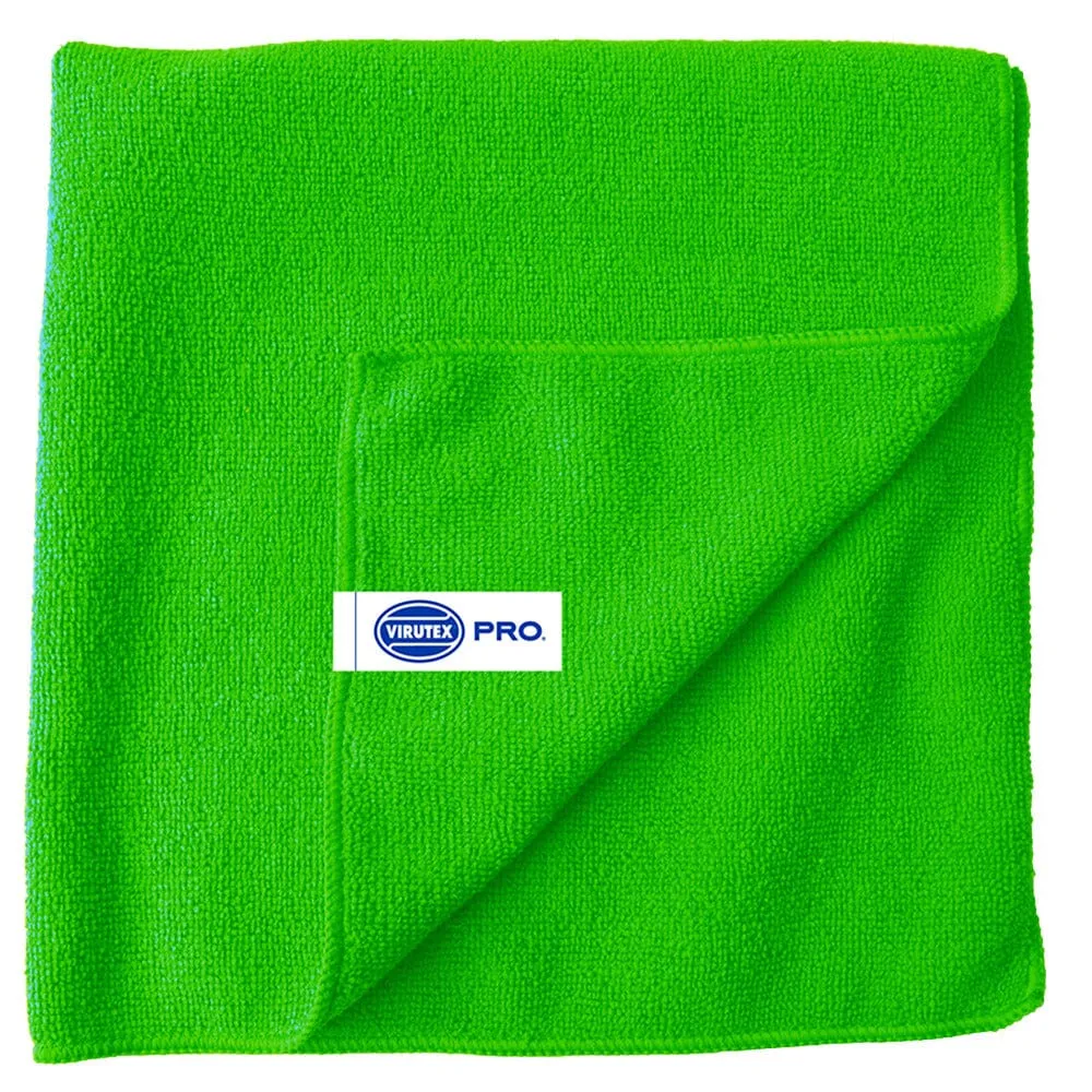 Paño Microfibra Color Verde 5 Unidades VIRUTEX PRO
