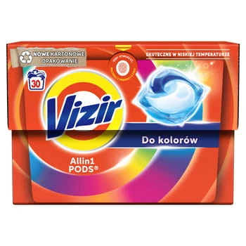 Vizir Cápsulas de Lavado de Color 30 Stk.