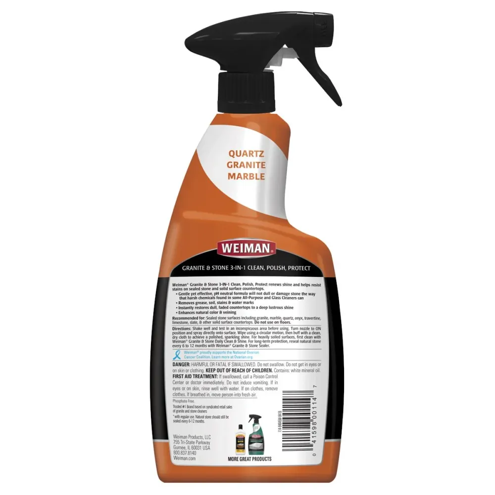 Limpiador para Granito y Piedra 3 en 1 Weiman 710 ml