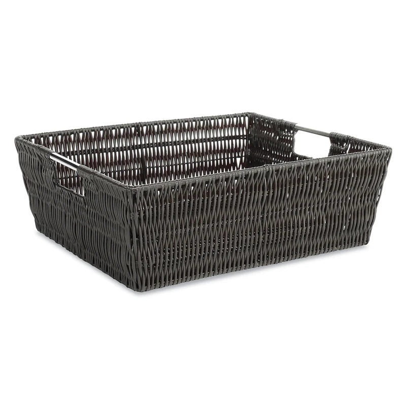 RECIPIENTE DE ALMACENAMIENTO MARRÓN 5" DE ALTO Whitmor
