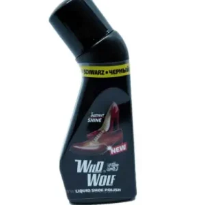WILD WOLF Liquid shoe black Polish 75ml