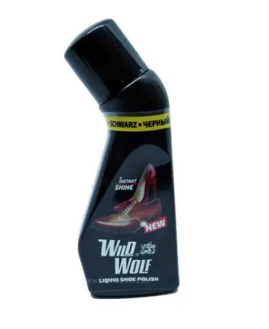 WILD WOLF Liquid shoe black Polish 75ml