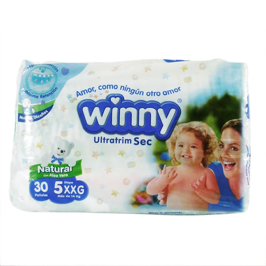 Pañal Winny Ultratrim Sec Etapa 5 X 30 Unidades