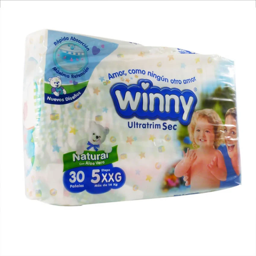 Pañal Winny Ultratrim Sec Etapa 5 X 30 Unidades