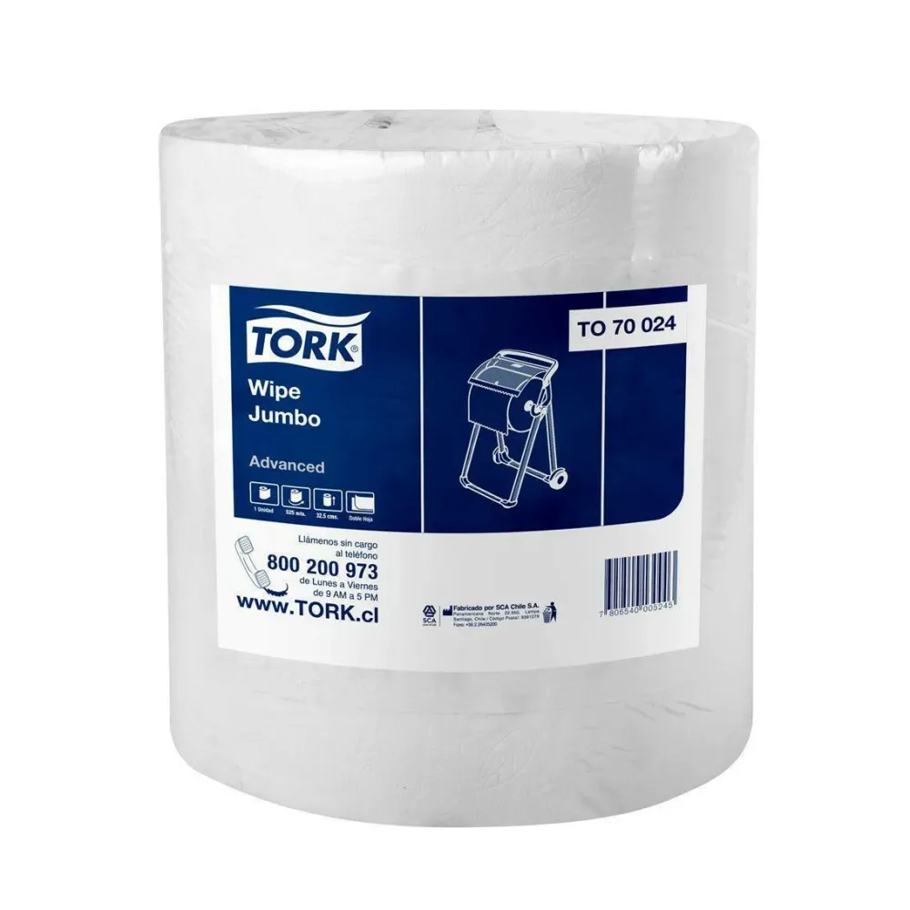 WIPE JUMBO ADVANCED TORK D/H - 1x525 METROS (TO70024)