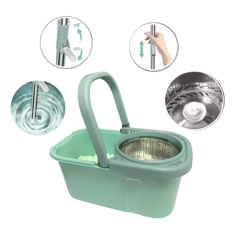 Balde Mopa Metalica Combinada Calidad Centrifugador Metal Varios Zona Ofertas