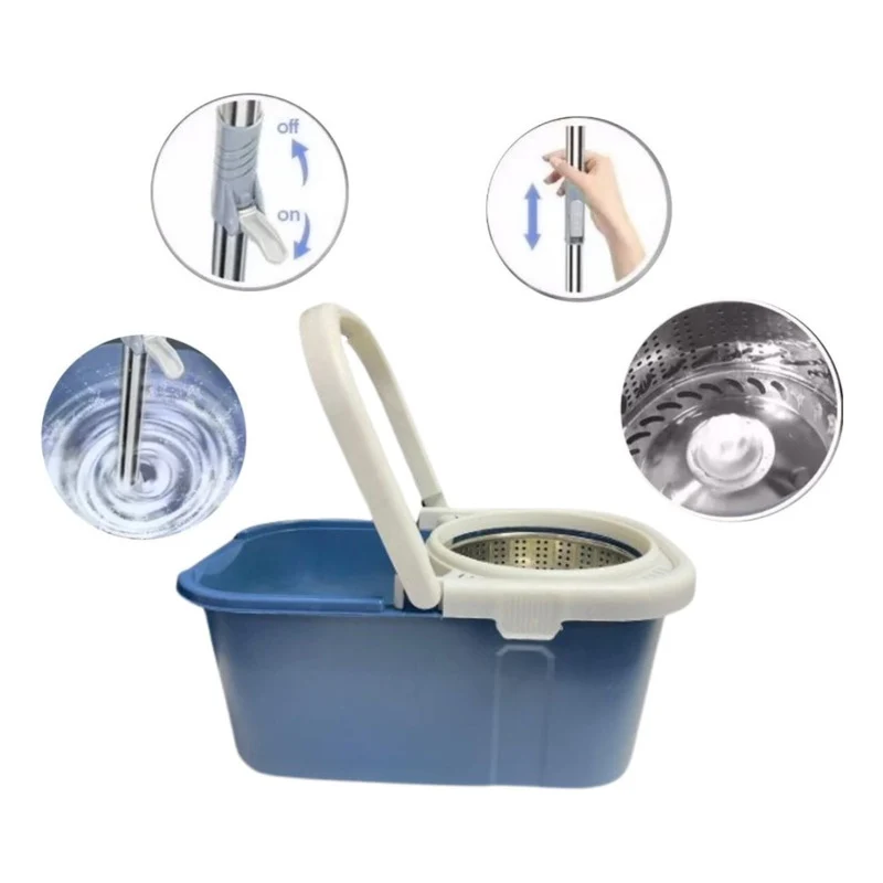 Balde Mopa Metalica Combinada Calidad Centrifugador Metal Varios Zona Ofertas