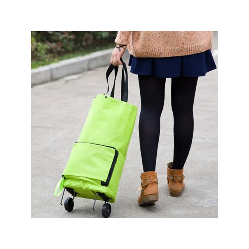 Bolso Carro De Feria Plegable Con Ruedas - Colores Varios Zona Ofertas