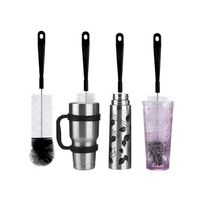 Cepillo De Limpieza De Nailon P/ Botellas Pack 5 Zona Ofertas