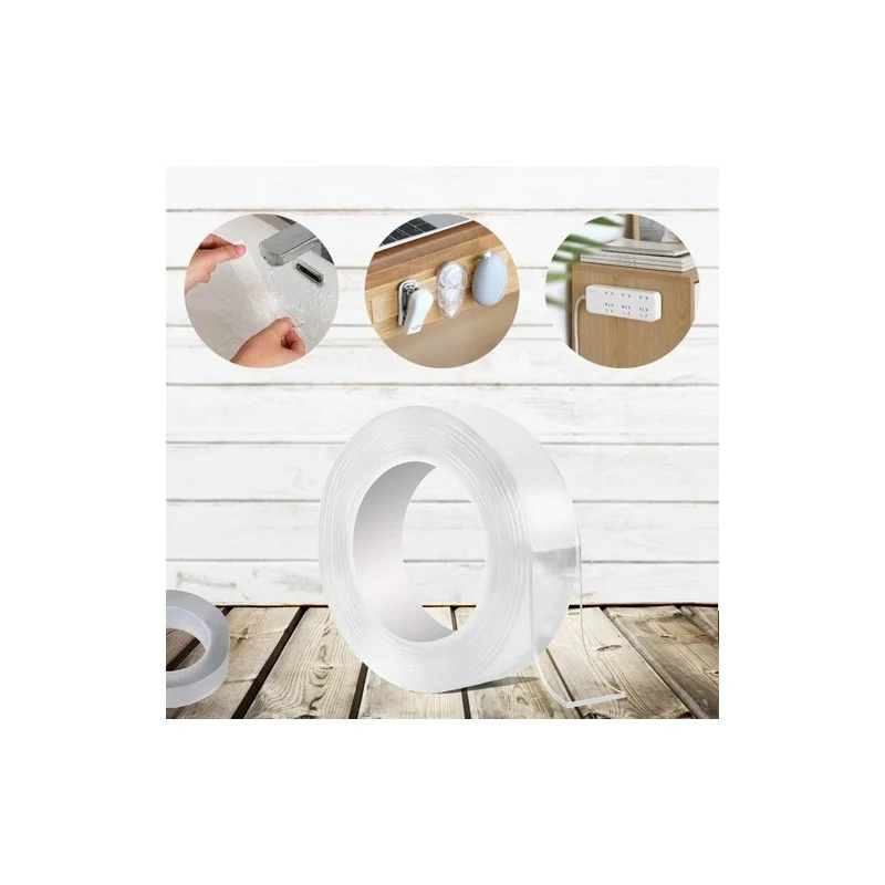 Cinta Adhesiva Magica Doble Faz Reutilizable 3 M Largo Zona Ofertas