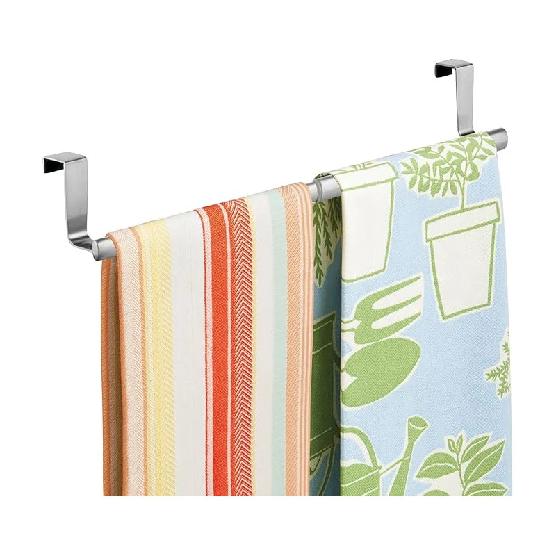 Colgador Para Puerta Toallero Cocina Baño Mediano Gris Zona Ofertas