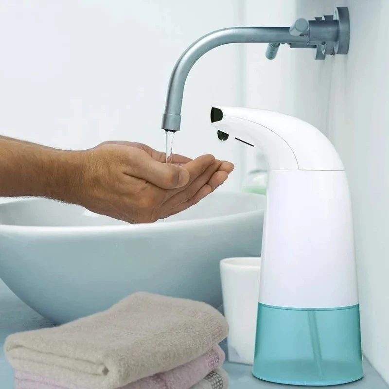 Dispensador Automatico Jabón Liquido Alcohol En Gel Baño Blanco Zona Ofertas