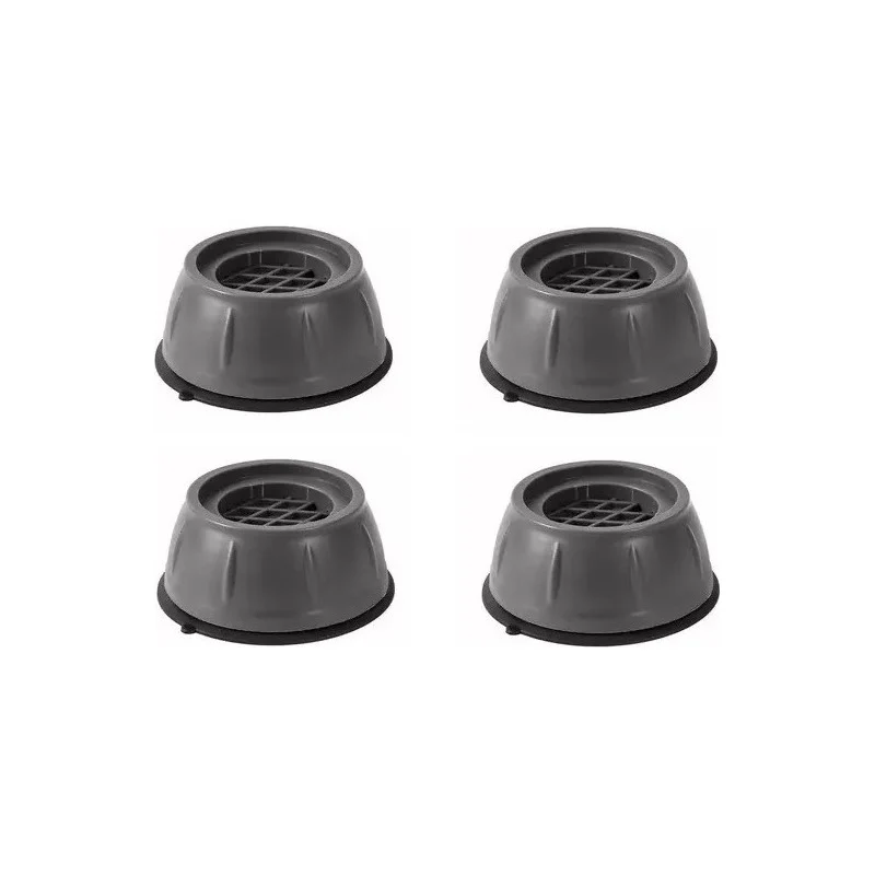 Funda Para Lavarropas Carga Frontal + Bases Antivibración Plateado Zona Ofertas