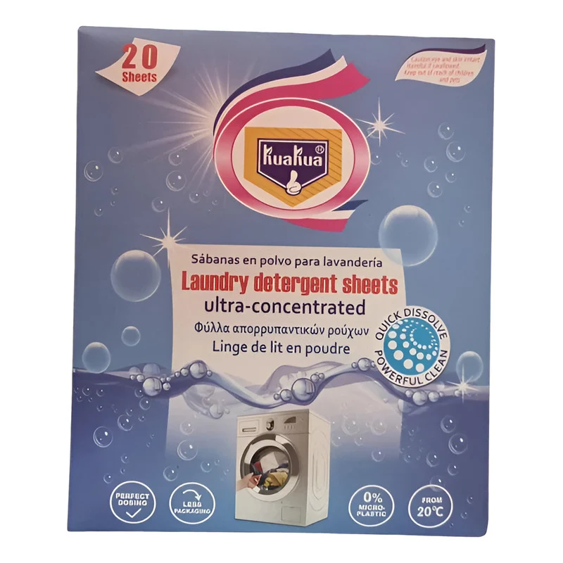 Lamina Detergente Para Lavarropa 20 Unidades Zona Ofertas