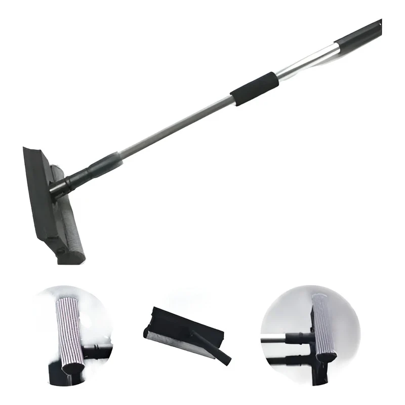 Limpia Vidrios Extensible 92 Cm Limpiavidrio Ventana Auto Negro Zona Ofertas