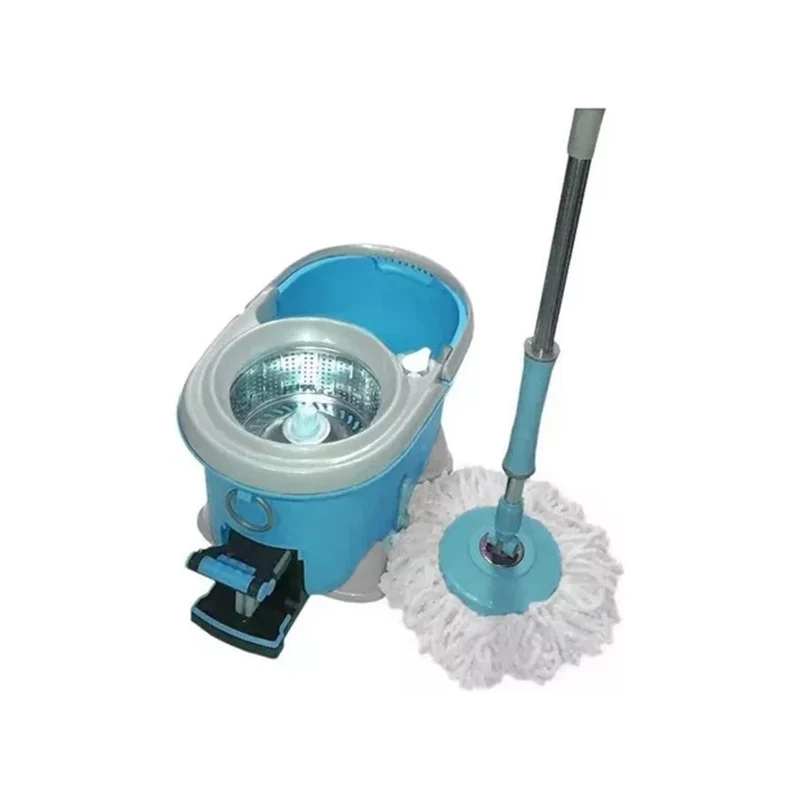 Mopa Giratoria 360 Con Pedal Cesta Acero Inoxidable Premiun V Zona Ofertas