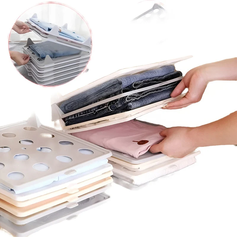 Organizador De Camisas Remeras Tipo Bandeja Repisa X6 Unidad Varios Zona Ofertas