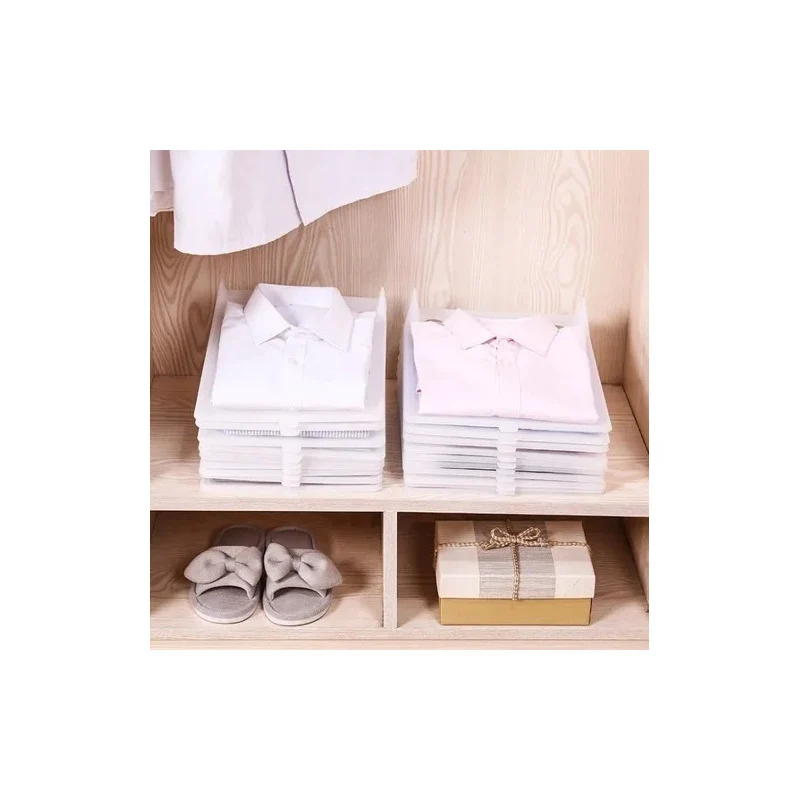 Organizador De Camisas Remeras Tipo Bandeja Repisa X6 Unidad Varios Zona Ofertas