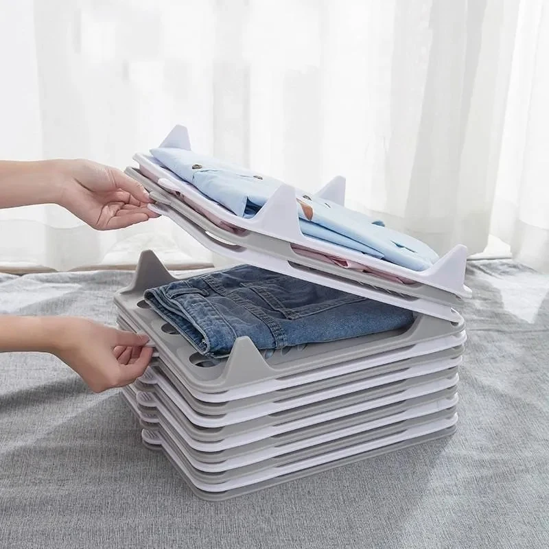 Organizador De Camisas Remeras Tipo Bandeja Repisa X6 Unidad Varios Zona Ofertas