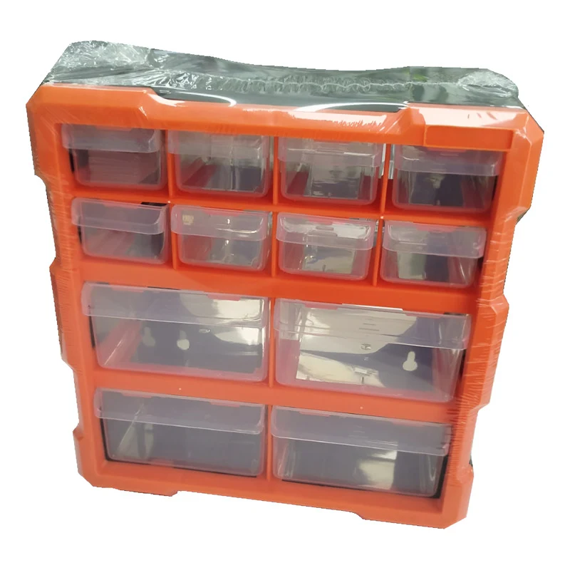 Organizador Gavetas . 16.5x26x16cm Naranja Zona Ofertas