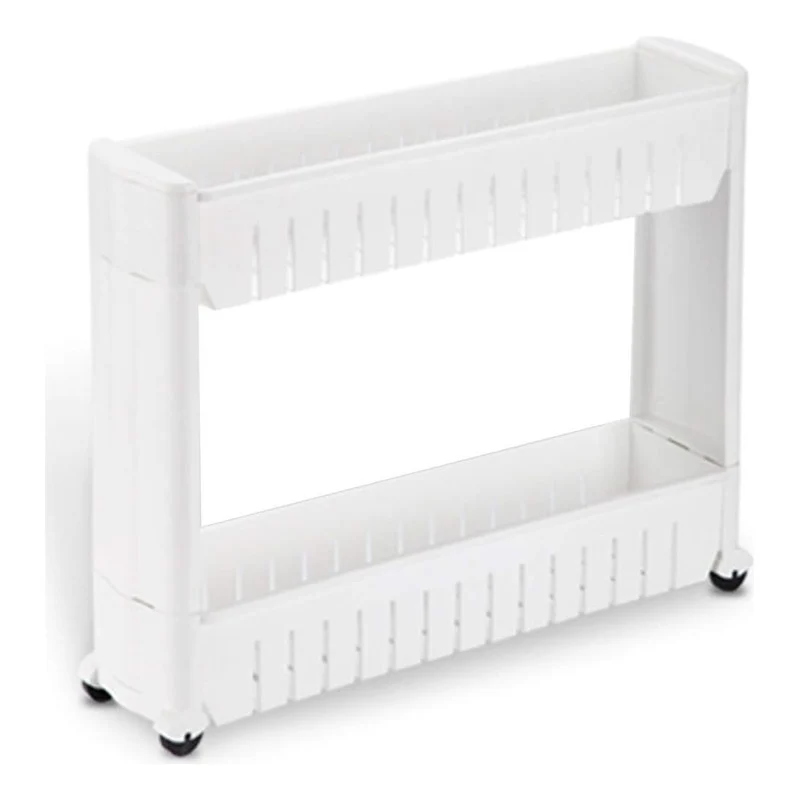 Organizador 2 Niveles C/ Rueda Ahorra Espacio Baño Cocina Zona Ofertas