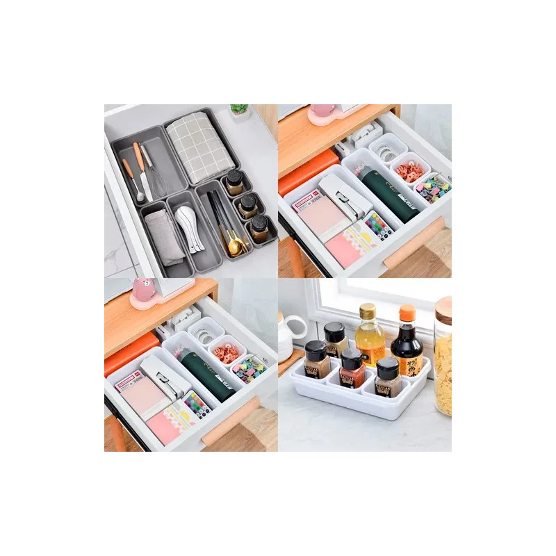 Organizador Para Cajones Separadores X 8 Piezas V Zona Ofertas