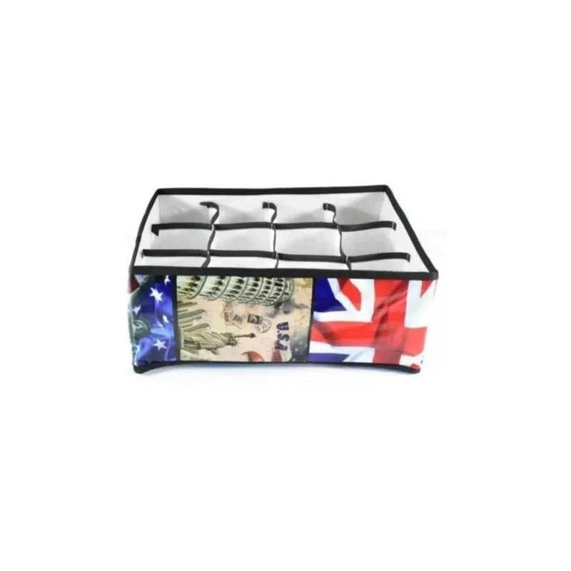 Organizador Ropa Interior 12 Casilleros 32x24x12 Cm C/tapa Zona Ofertas