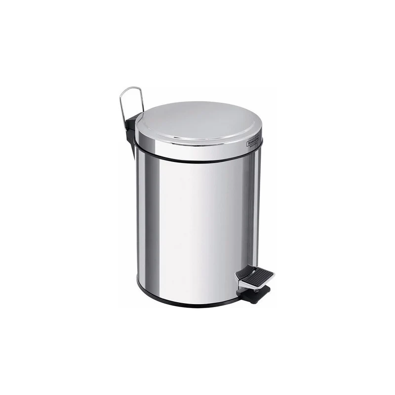 Papelera Acero Inoxidable 5 Litros Gris Zona Ofertas