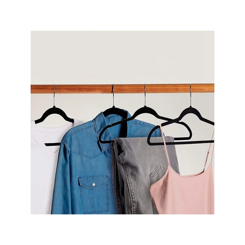 Perchas 5 Unidades Forradas Gamuza V Zona Ofertas