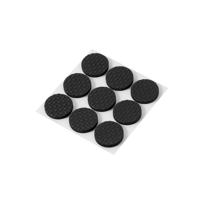 Protector Antideslizante Patas Sillas 9 Unidades Redondos Negro Zona Ofertas