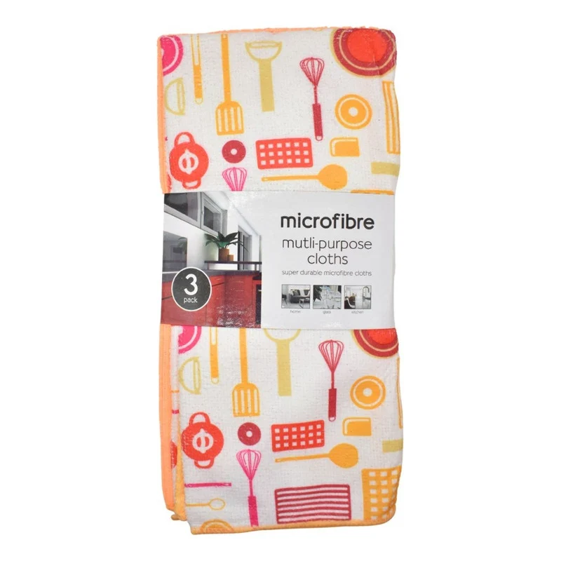 Repasadores De Microfibra X3 Unidades Violeta Zona Ofertas