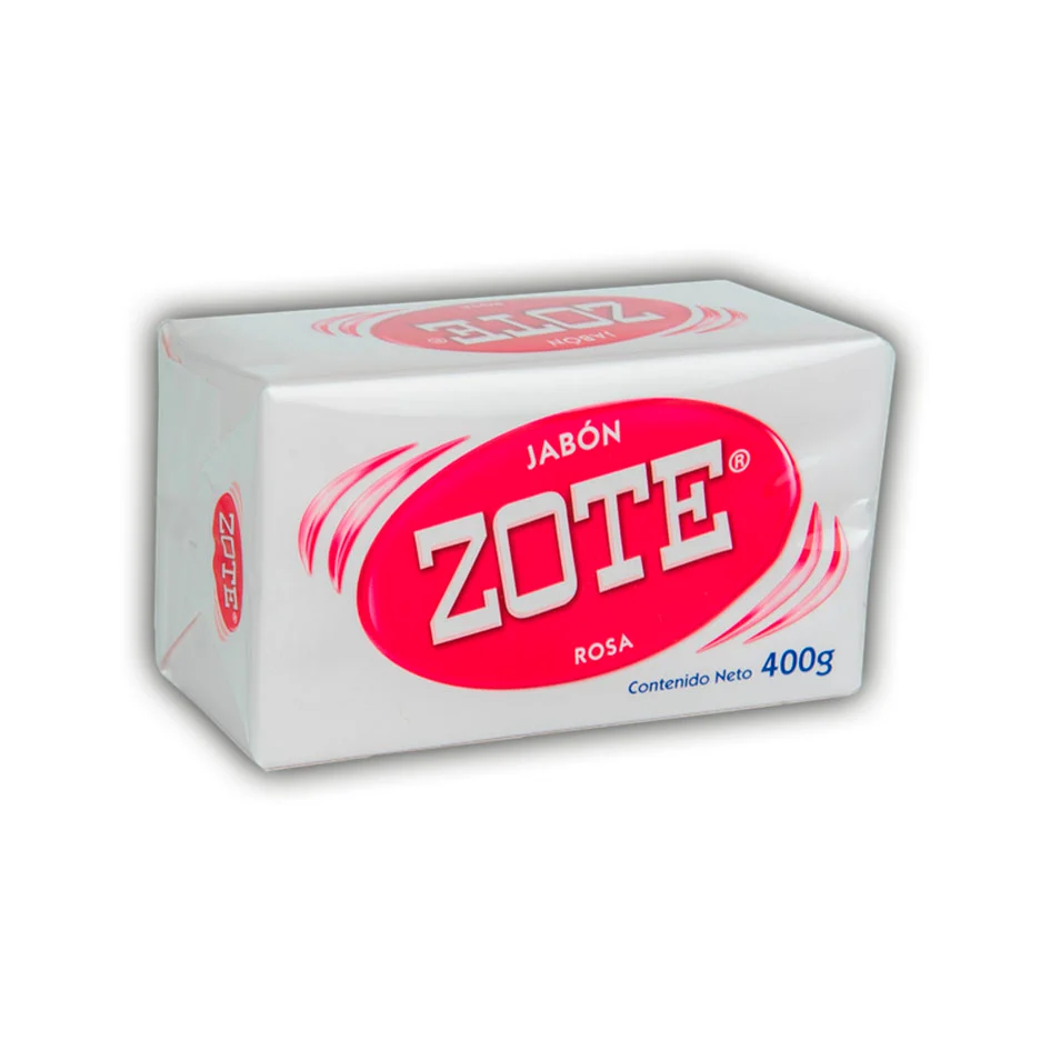 ZOTE JABON ROSA DE 400 GRS