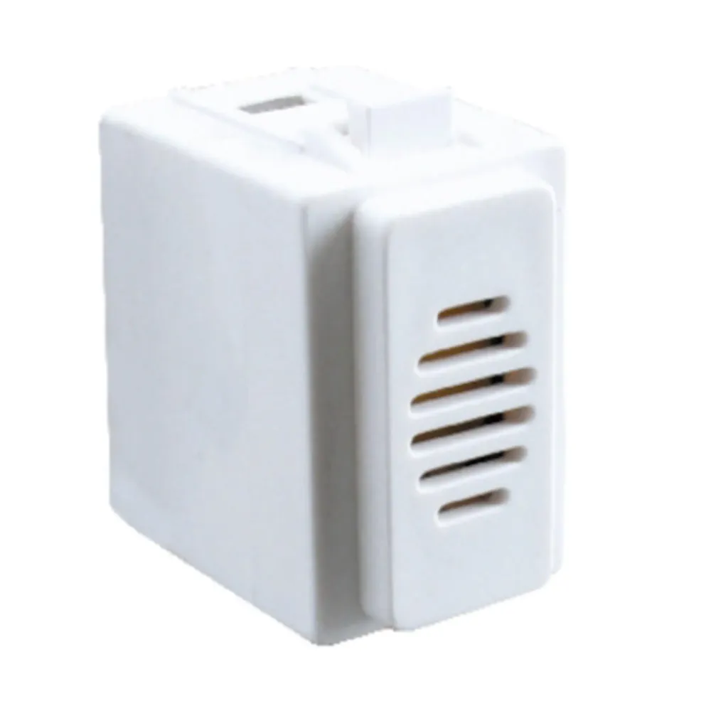 Zumbador blanco 10a 127v marisio Fácil de Usar