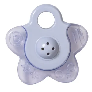 Blanqueador Mordedor Agua Con Sonajero "Star" Lila - Saro