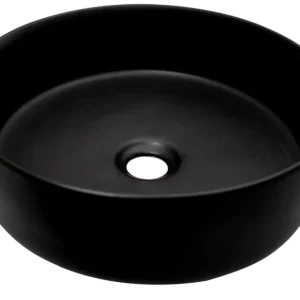 Concentrado Premium LAVABO REDONDO CERAMICO NEGRO LC-003