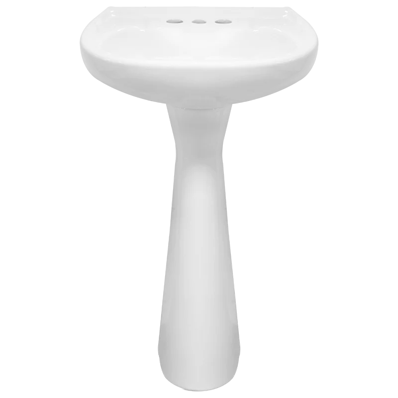 Hipoalergénico LAVABO Y PEDESTAL JAZMIN BLANCO (Calidad única)*