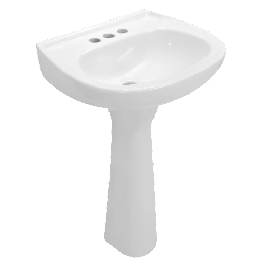 Hipoalergénico LAVABO Y PEDESTAL JAZMIN BLANCO (Calidad única)*