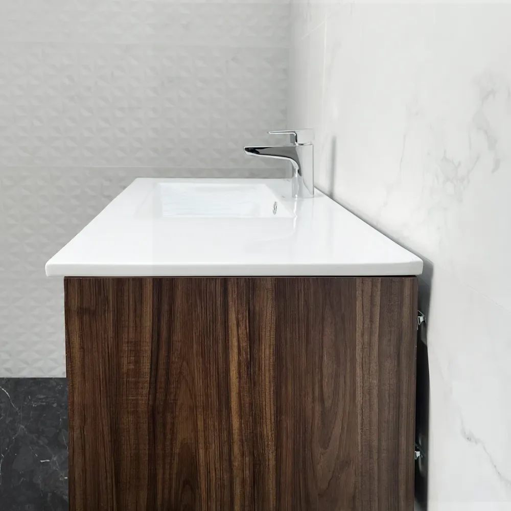 LAVABO DE CERAMICA LINDA 120 LAVABO LADO IZQUIERDO
