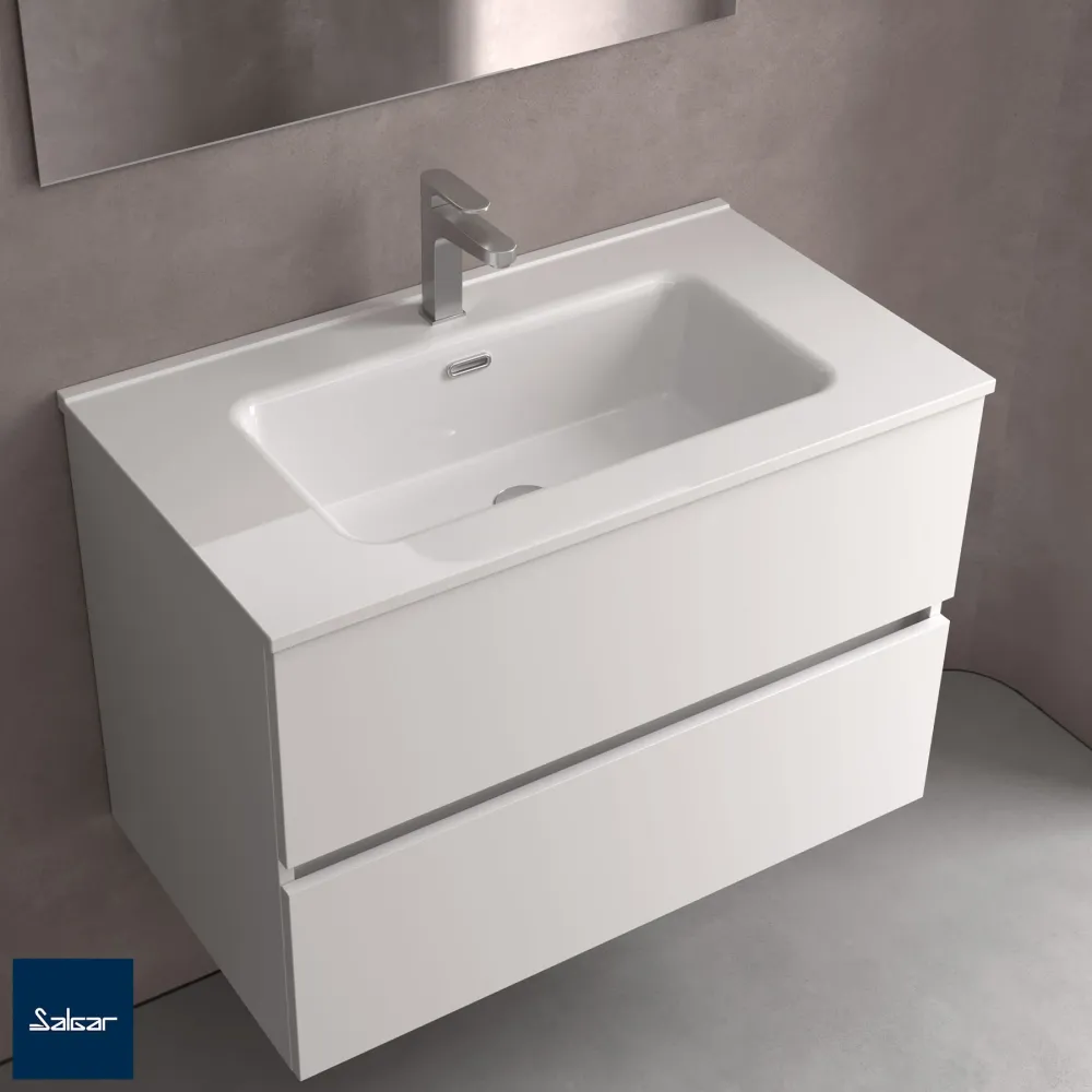 Lavabo constanza 81x46 cm blanco
