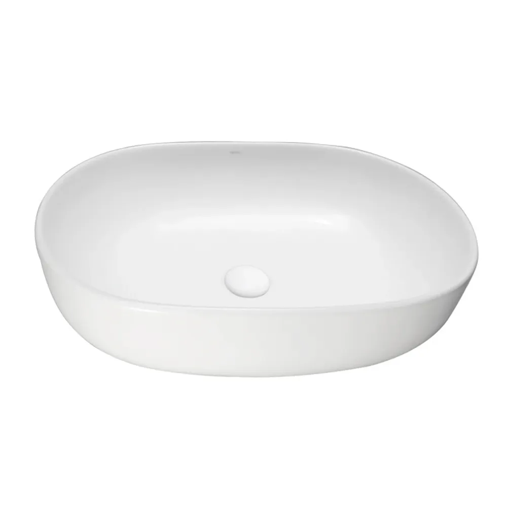 LAVABO DALI ESMALTADO BLANCO MATE 600 X 400 X 150 MM INCORPORA VALVULA