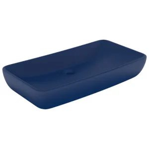Lavabo - Lavamanos de lujo rectangular de cerámica rosa mate 71x38 cm para Ropa de Color