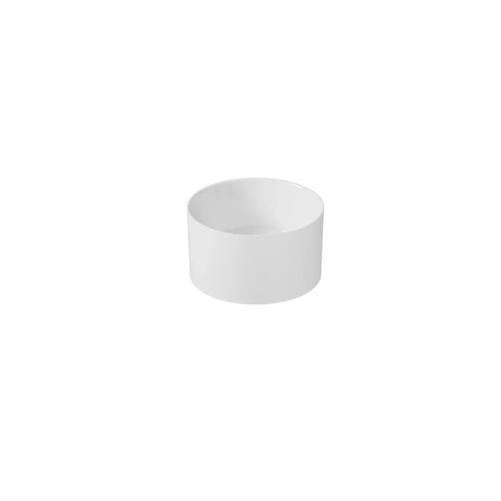 Lavandino da appoggio/sospeso cm diam.40x20h serie Core di Ceramica Galassia - Bianco lucido