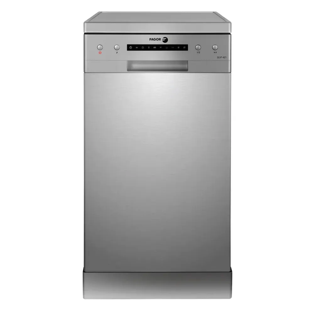 Lavavajillas Fagor 3LVF-421.1X 9 servicios 6 programas E inox 44,8 cm para Ropa Blanca