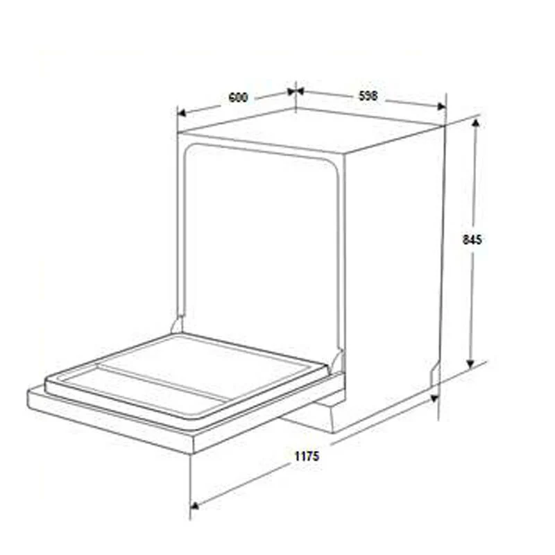 Lavavajillas Fagor 4LVF621X 60 cm