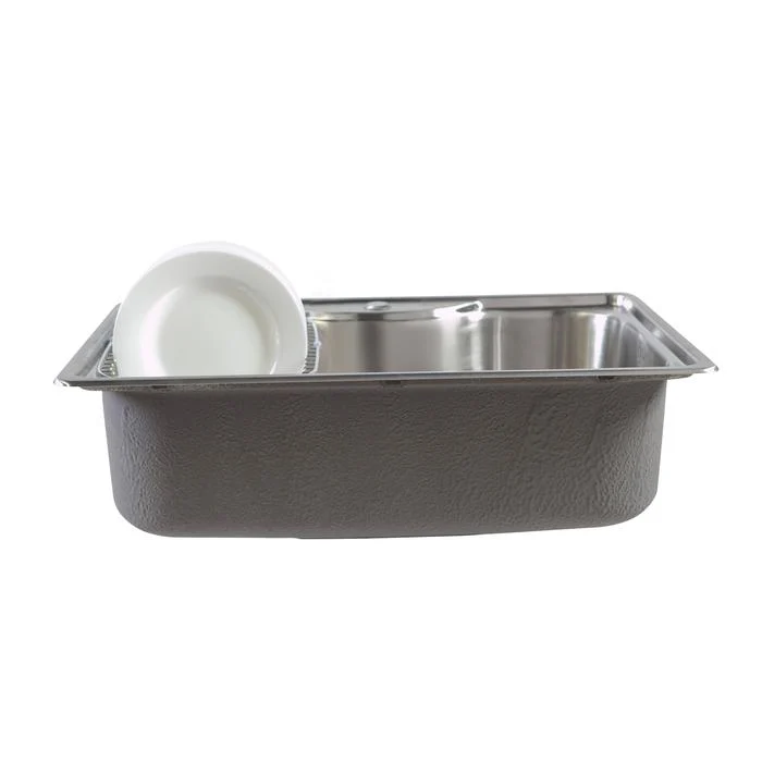 Perfumado Lavadero Acero Inox 1 Poza Sobre Cubierta Acqua FDV