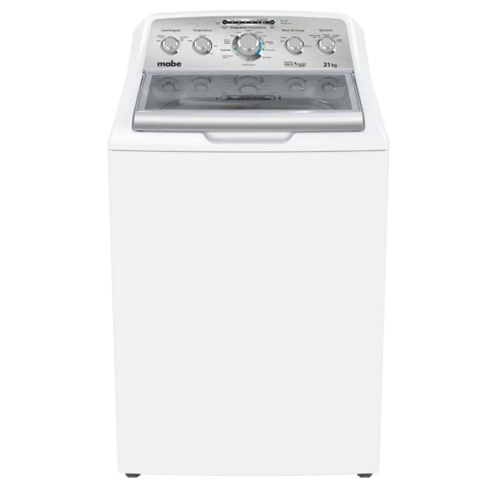 Perfumado Lavadora aqua saver esmeralda automatica de 21kg sanitizado blanco mabe